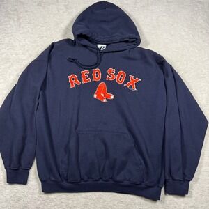 Dynasty Boston Red Sox Hoodie Navy Blue MLB 2004 Vintage Mens XL